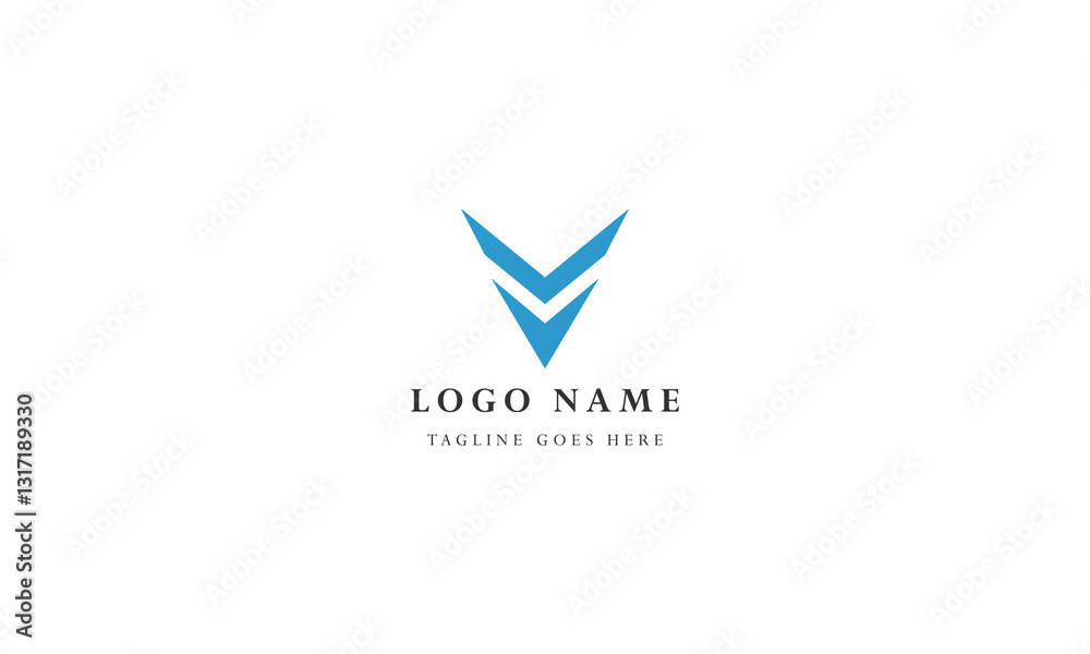 corporate vector logo letter V design corporate vector logo letter V design