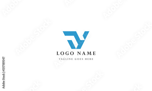 corporate vector logo letter V design