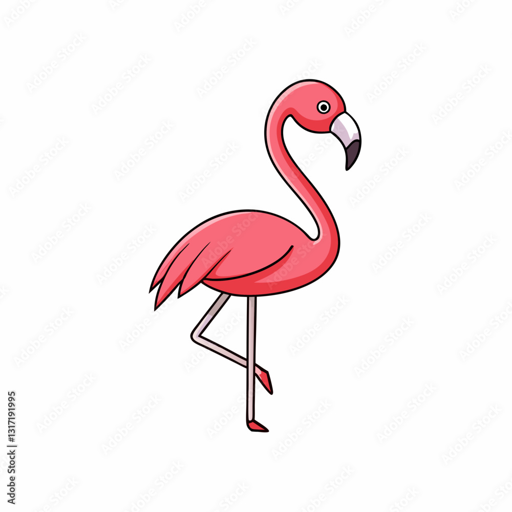 Fototapeta premium flamingo vector illustration