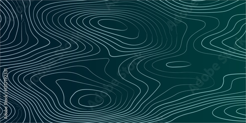 Abstract Background Featuring Layered Topographic Contour Lines, Wave Curves, and Grid Map Elements for a Dynamic Mapping Aesthetic