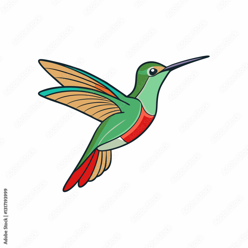 Fototapeta premium hummingbird in flight