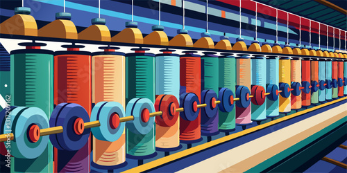Textile mill vector,
Weaving machine illustration,
Cotton mill vector art,
Cotton weaving process vector,
Textile factory vector,
Industrial weaving vector,
Weaving loom vector,
Cotton fabric producti