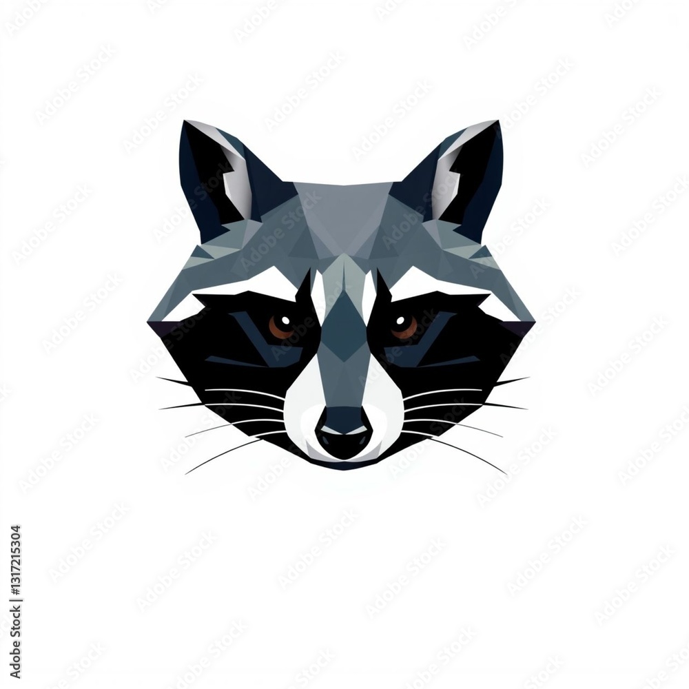 Fototapeta premium Raccoon Illustration