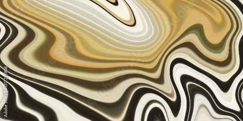 Abstract yellow or black marble texture background ink pattern with colorful wavy lines,  modern stylist yellow liquid marble, Stylist orange marble texture background with orange stains.