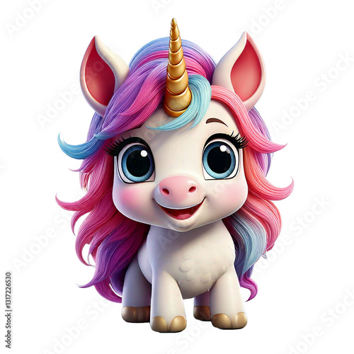 cute unicorn character