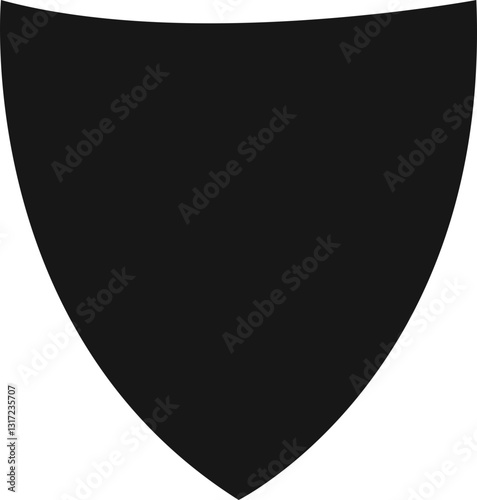 Shield icon. Protect shield security. Badge quality symbol. Logo or emblem. Protection and safeguard symbol Vector illustration
