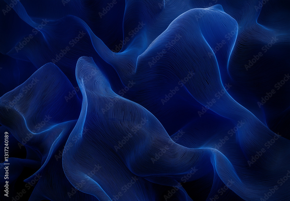 Obraz premium Dark Blue Grunge Background with Textured Effect – Deep and Moody Backdrop for Creative Designs