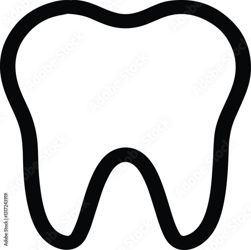 Minimalist Tooth icon