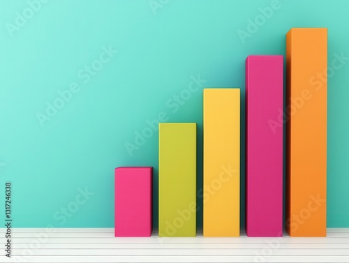 Free Download marketing research competition statistics. Colorful bar graph representing growth and progress, ideal for business reports, presentations, or visual data analysis. - GFXLoad