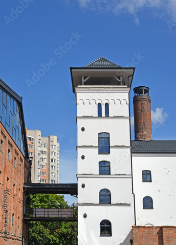 Fragment of Ponart observation tower (Ponart Brewery, 1849). Kaliningrad photo