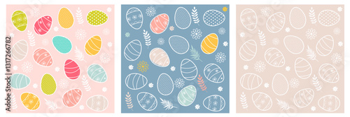 Pasqua, quadri con uova decorate