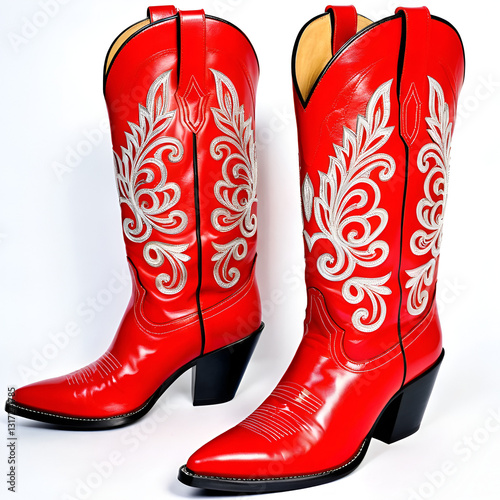 Tasteless Red Cowboy Boots