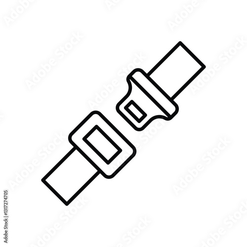 Seat Belt Vector icon