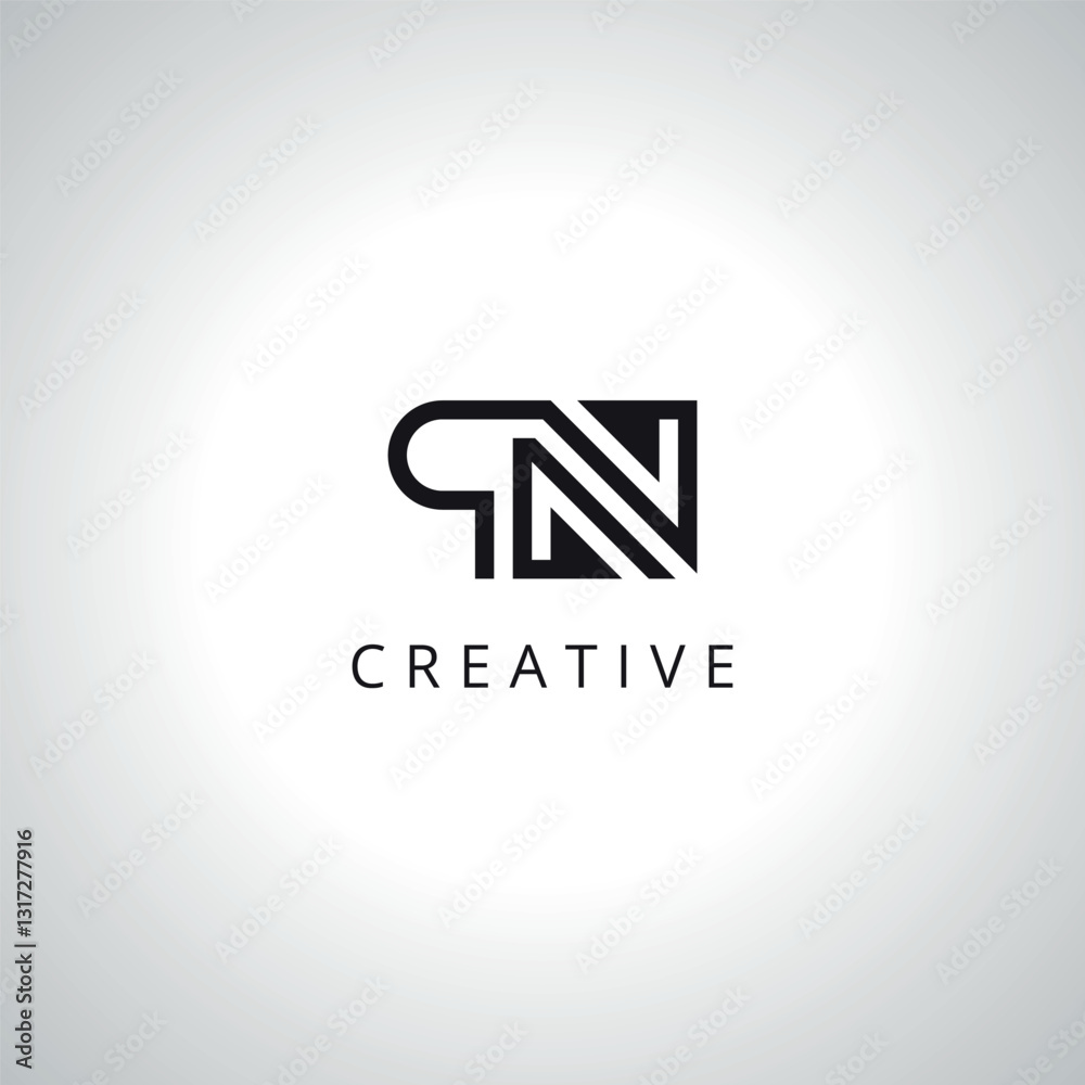 Abstract NQ QN Monogram Logo Template With Vector Eps. Abstract NQ QN Monogram Logo Template With Vector Eps.