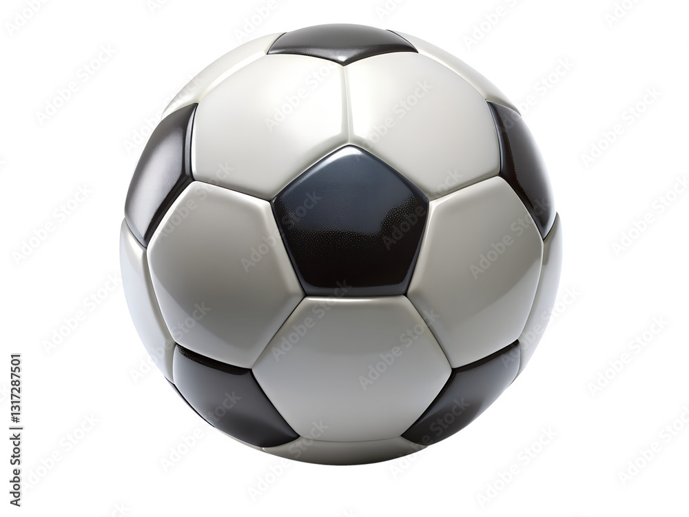 Fototapeta premium classic soccer ball isolated on transparent background