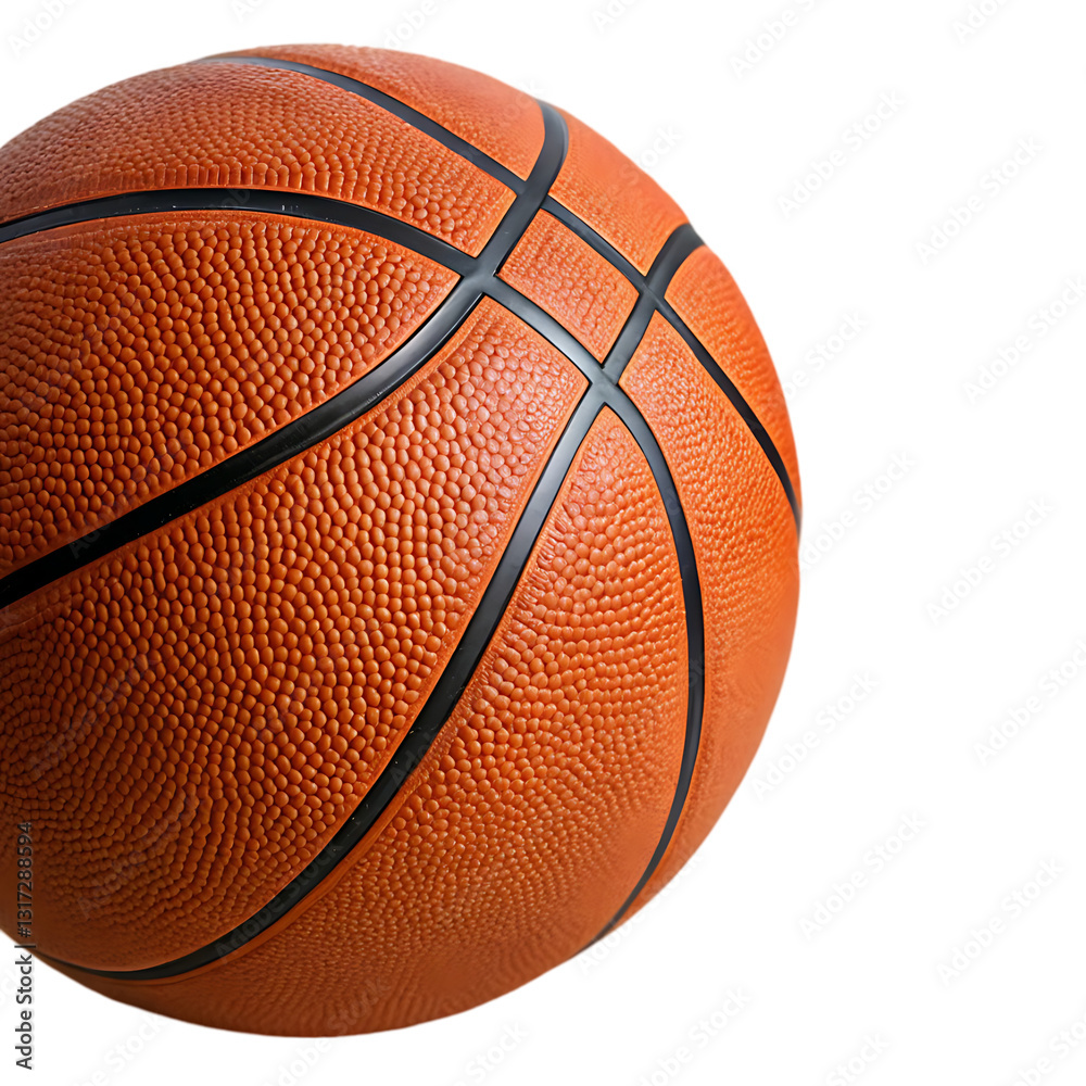 Fototapeta premium Orange Basketball Close-Up