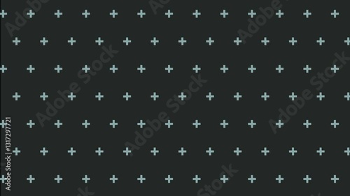 Dynamic Cross Pattern Vector Animation