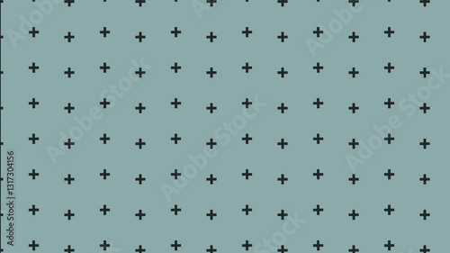 Dynamic Cross Pattern Vector Animation