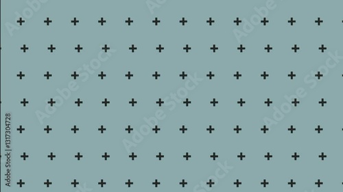 Dynamic Cross Pattern Vector Animation
