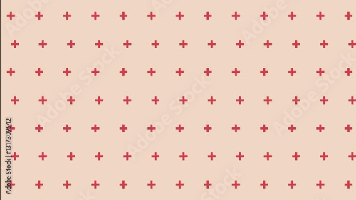 Dynamic Cross Pattern Vector Animation