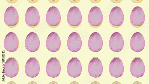 A collection of repetitive Easter egg patterns,
 perfect for customization and festive designs,
 available in various colors and styles for creative projects