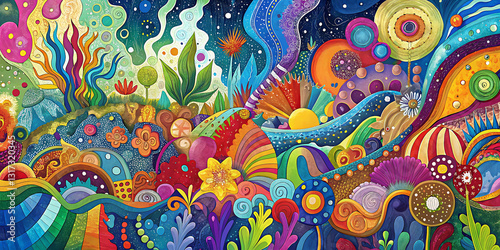 abstract painting canvas