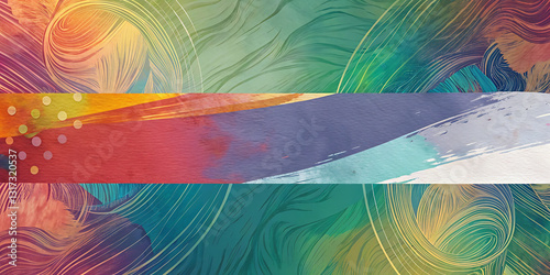 abstract painting canvas