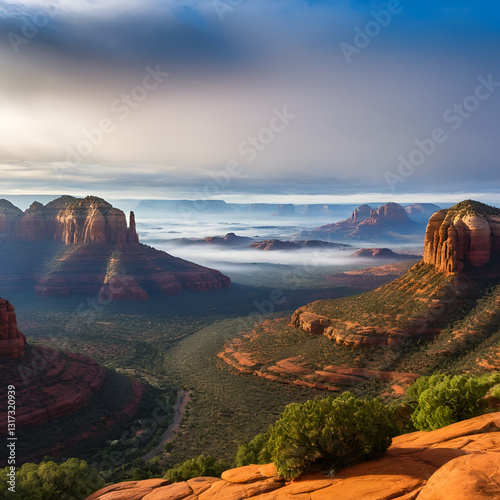 Mesa Mists around Sedona