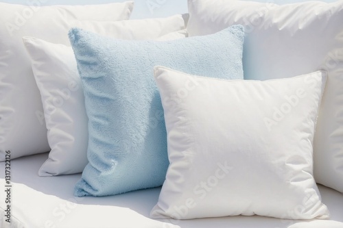 Pillow on sofa bed