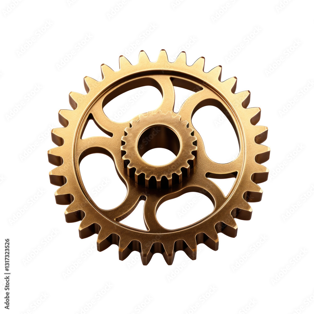 gear wheels isolated on white