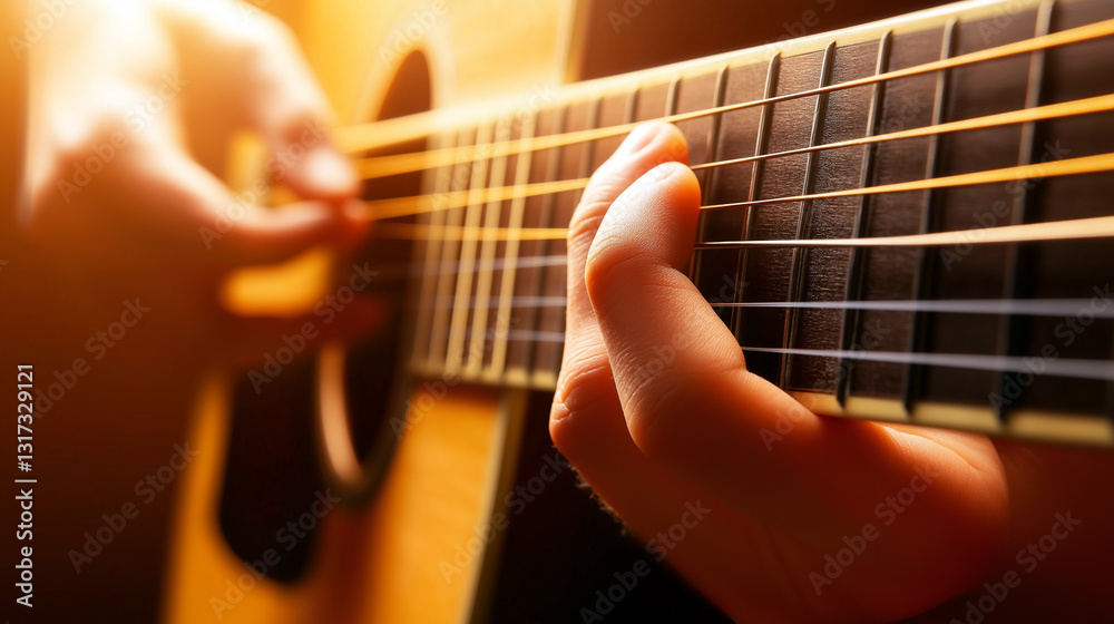 Fototapeta premium people playing guitar