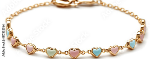 Wallpaper Mural golden bracelet isolated on white background Torontodigital.ca