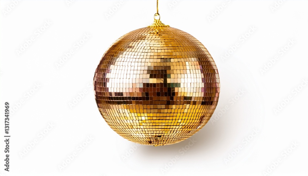 Obraz premium disco ball isolated on white background