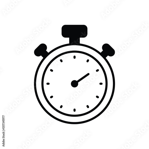 Stopwatch Vector icon