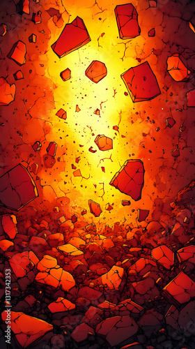Inferno's fiery eruption