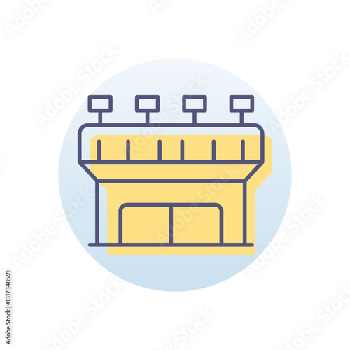 Stadium Vector icon