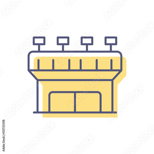 Stadium Vector icon