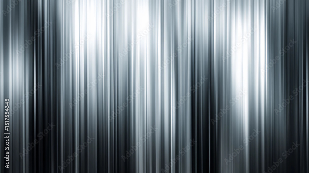 Fototapeta premium An abstract silver background with vertical lines