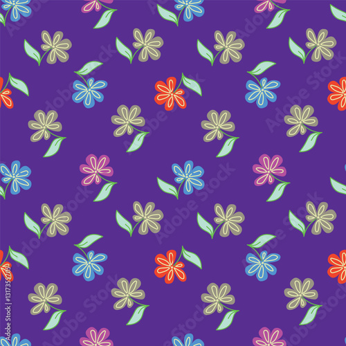 Elegance pink floral stems seamless pattern on a grey background. Vector hand drawn. Artistic, abstract flowers and tiny leaves, buds bells printing. Template for designs, fabric, fashion, textile