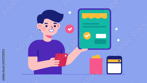 Inapp Purchases A user inside a gaming app making an inapp purchase with a simple click enhancing the convenience of cashless transactions in entertainment.