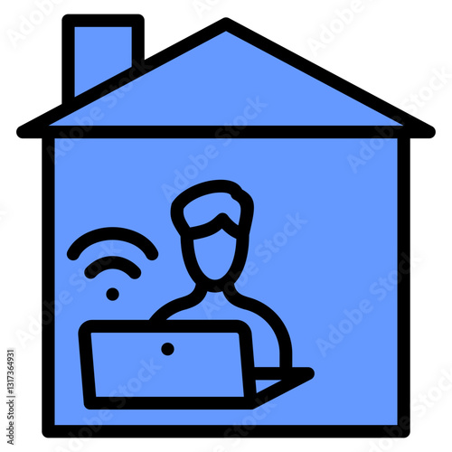 Work From Home Icon