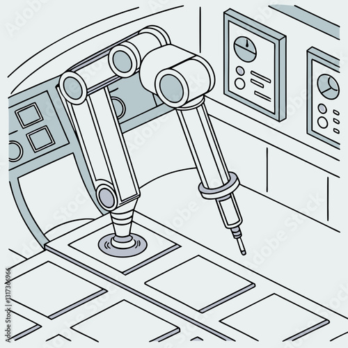 A robotic system designed for space exploration, capable of performing surgeries in zero gravity.
