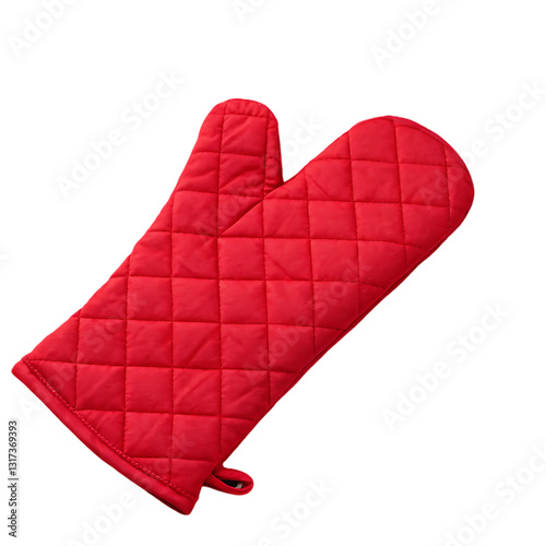 Wallpaper Mural quilted red oven mitt for heat protection Torontodigital.ca