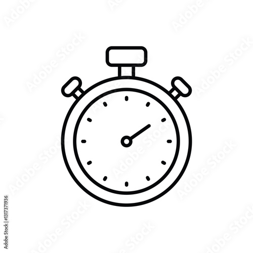 Stopwatch Vector icon