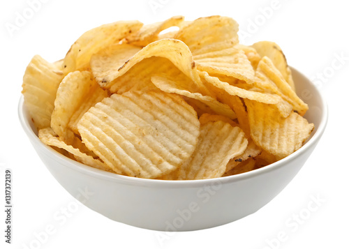 potato chips in a bowl