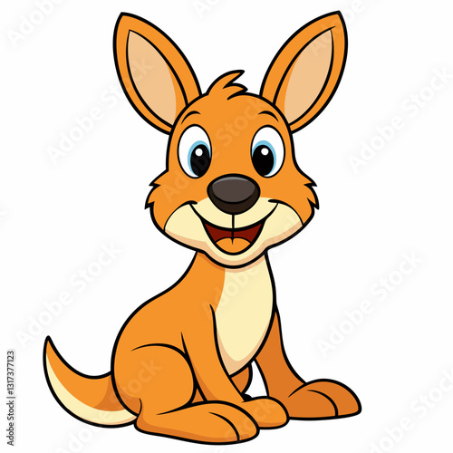 funny cartoon kangaroo