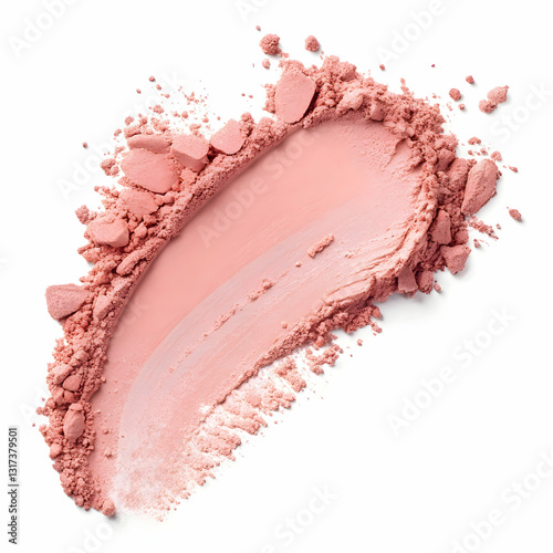 Pink face powder makeup compact beauty product
