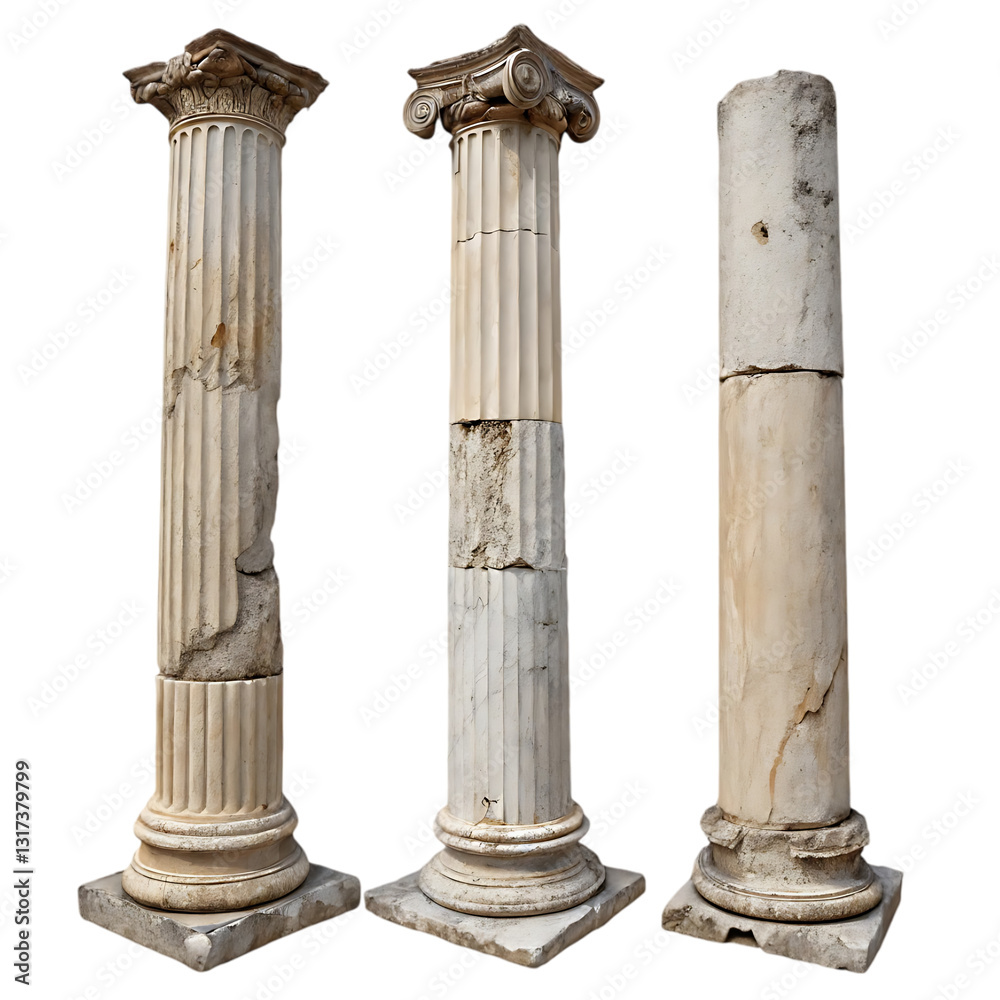 Fototapeta premium classical ancient stone columns