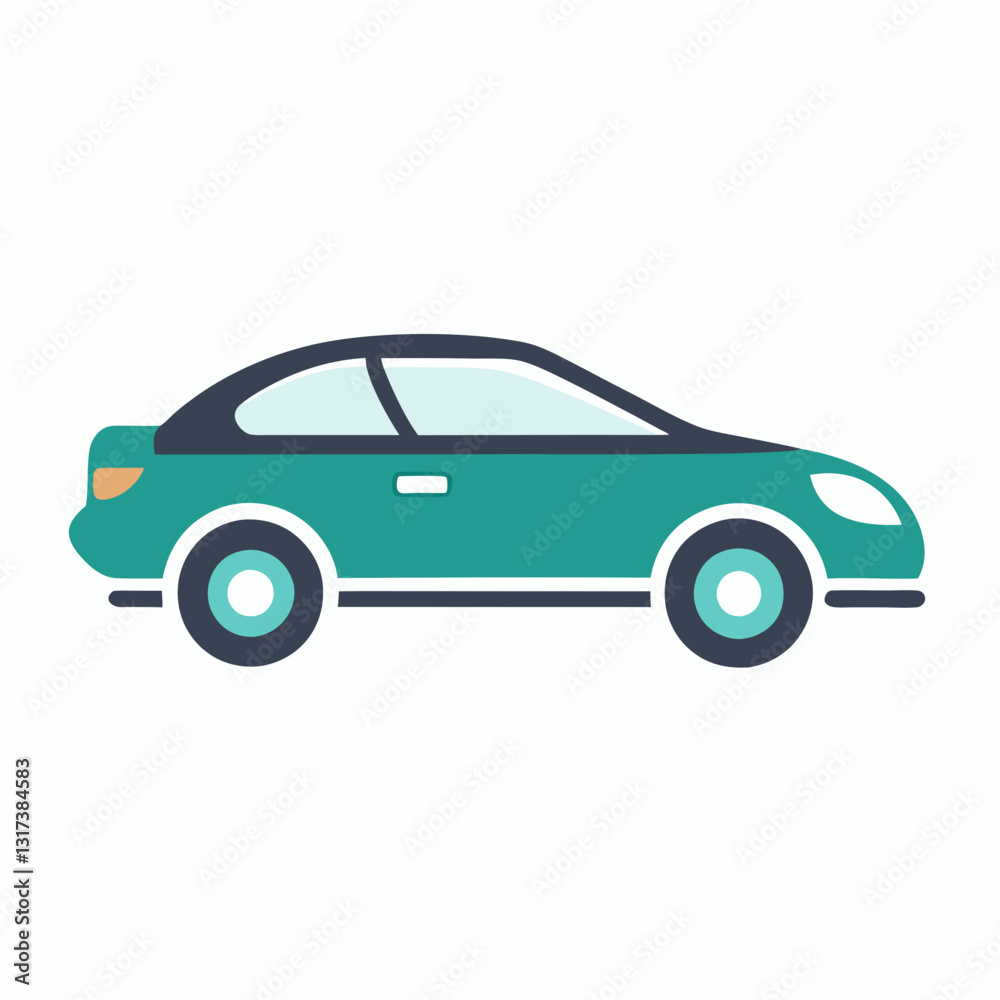 Obraz premium car isolated on white background