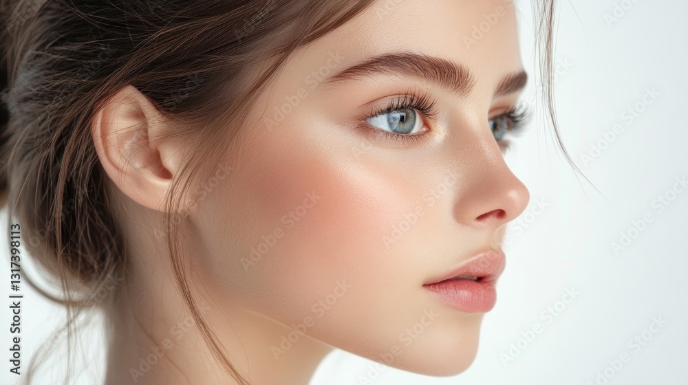 Perfect skin, flawless makeup, and stunning beauty Perfect skin, flawless makeup, and stunning beauty